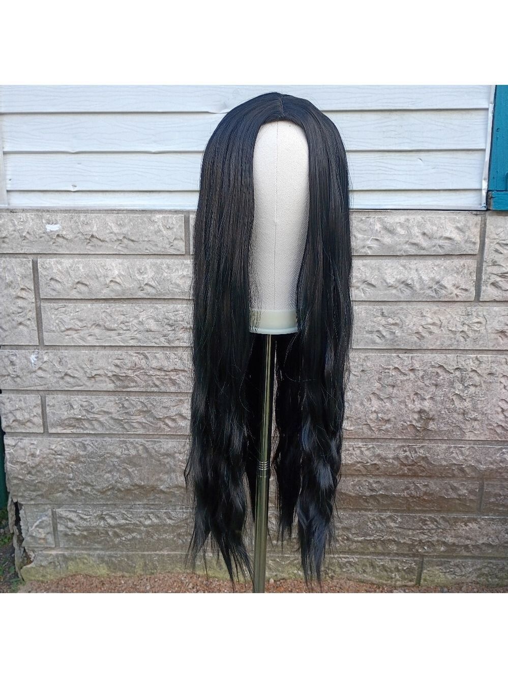 2/$20 Elegant Black Long Wavy Wig